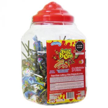 BOMBONERA SURT.FUSION WHITE BLACK  CJ 6 POTES*90 UND*(18gr)