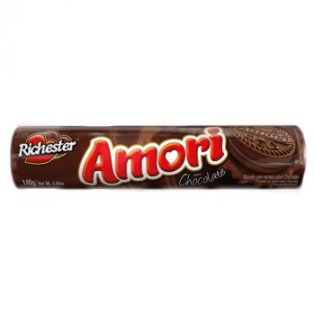 RICHESTER RELLENAS AMORI CHOCOLATE CAJ X 30 PAQ X 140 GR