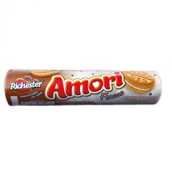 RICHESTER RELLENAS AMORI GRANIZADO CHO CAJ X 30 PAQ X 140 GR