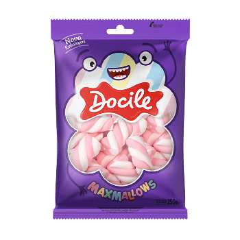 MAXMALLOWS TWIST ROSA Y BLANCO CJA X 12 BOL X 250 GR
