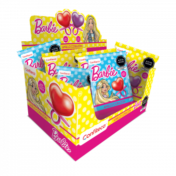 CHUP ANILLO BARBIE CORAZON CJ X 12 DSP X 12 UNDS